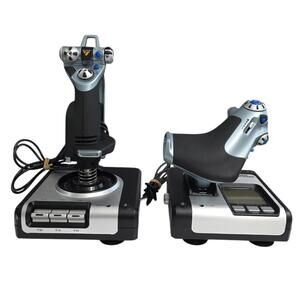 Saitek X52 Flight Control System HOTAS Joystick & Throttle USB PC Tested Working